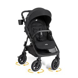 Joie Mydrift City Sportwagen Buggy Kinderwagen 360 Grad R&auml;der Raven