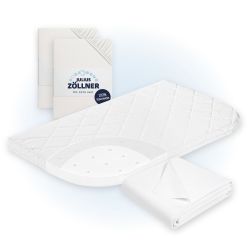 Julius Z&ouml;llner Beistellbettmatratzen-Set Traumf&auml;nger Air 89x51 cm &ndash; h&ouml;chster Komfort f&uuml;r traumhaften Babyschlaf