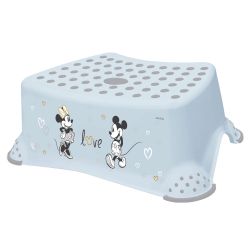 Keeeper Tritthocker mit Anti-Rutsch-Funktion Mickey Maus Blau