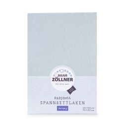 Julius Zöllner Spannbetttuch Jersey denim 70/140