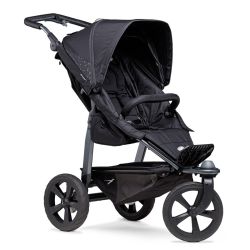 TFK mono Sportkinderwagen mit Luftkammer Radset schwarz