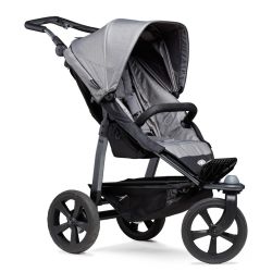 TFK mono Sportkinderwagen mit Luftkammer Radset grau