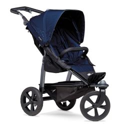 TFK mono Sportkinderwagen mit Luftkammer Radset marine