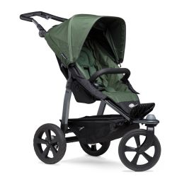 TFK mono Sportkinderwagen mit Luftkammer Radset olive