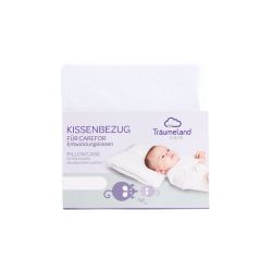 Träumeland Ersatzbezug Kissen CAREFOR midi weiß 23 x 26 cm