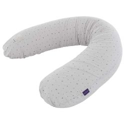 Träumeland Stillkissen elastisch Moon grau 180 cm