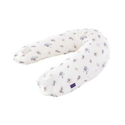 Träumeland BEZUG Stillkissen elastisch Little Farm blau 180 cm