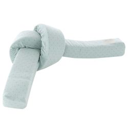 Träumeland Bettschlange Twister blau 10 x 200 x 12 cm