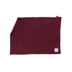 Träumeland Babydecke aus Musselin beerenrot Größe 75 x 100 cm