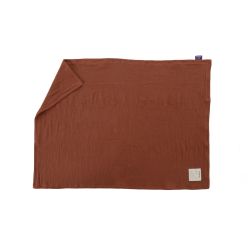 Träumeland Babydecke aus Musselin terrakotta Größe 75 x 100 cm