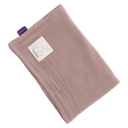 Träumeland Babydecke aus Musselin kastanie Größe 75 x 100 cm