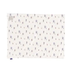 Träumeland Jersey Decke Babydecke Little Farm blau 75 x 100 cm