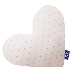 Träumeland Kuschelkissen Herz Twister beige 38 x 30 x 12 cm