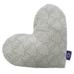 Träumeland Kuschelkissen Herz Kuschelhase grün 38 x 30 x 12 cm