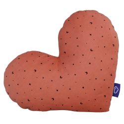 Träumeland Kuschelkissen Herz Moon rost 38 x 30 x 12 cm