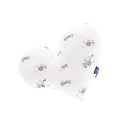 Träumeland Kuschelkissen Herz Little Farm blau 38 x 30 x 12 cm