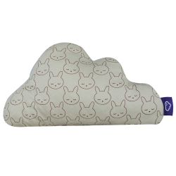 Träumeland Kuschelkissen Wolke Kuschelhase grün 36 x 21 x 12 cm