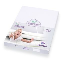 Träumeland Spannbetttuch Tencel weiß 90 x 200 cm