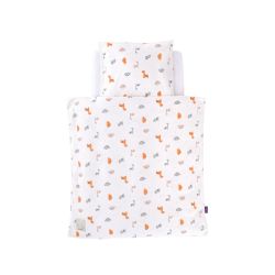 Träumeland Bettwäsche Jersey Dinolino 80/80 + 35/40 cm