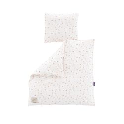 Träumeland Bettwäsche Jersey Naturlieb rosa 80/80 + 35/40 cm