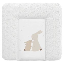 Träumeland Wickelauflage Hophop Bunny beige 75 x 85 cm