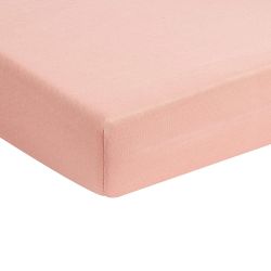 Träumeland Spannbetttuch Tencel malve-rose 60 x 120 cm + 70 x 140 cm