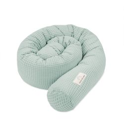 Julius Zöllner Bettschlange Waffelpiqué Lagoon 180