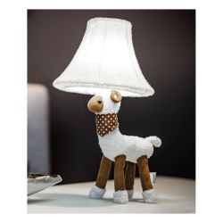 Happy Lamps Stehlampe LED Tischleuchte Dekoleuchte Wolle das Schaf