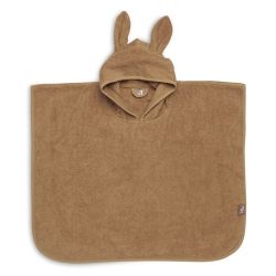 Jollein Badeponcho 65x62 cm Caramel Kapuzenbadetuch Handtuch caramel