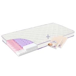Träumeland Set Matratze Polarstern 60 x 120 + 2 Spannbetttücher Jersey beige