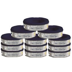 Angelcare Nachfüllkassetten für Windeleimer Dress-Up und Classic XL 12 Stück