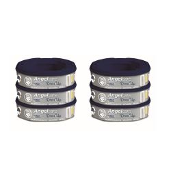 Angelcare Nachfüllkassetten für Windeleimer Dress-Up und Classic XL 6 Stück