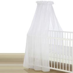 Alvi Himmel Voile für Kinderbett weiß 100-0