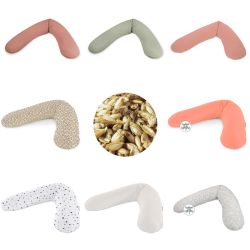 Theraline Original Stillkissen 190cm mit Dinkelspelz Füllung inkl. Bezug