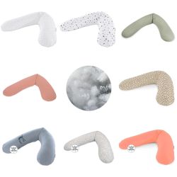 Theraline Stillkissen 190cm mit Polyester Hohlfaser Füllung inkl. Bezug