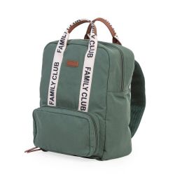 Childhome Rucksack Wickeltasche Wickelrucksack Family Club Signatur grün