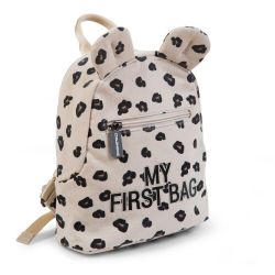 Childhome Rucksack Kids My First Bag Kindertasche Canvas Leopard