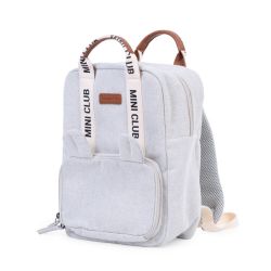 Childhome Mini Club Kinderrucksack Tasche Signatur Canvas Off weiß