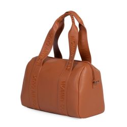Childhome Mommy Club Wickeltasche Handtasche Umhängetasche SimiliLeder Braun