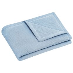 Julius Zöllner Kuscheldecke Musselin denim 70/100