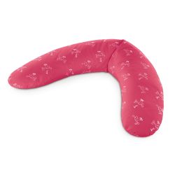 Theraline Dodo Stillkissen inkl. Bezug 170x34cm Mikroperlen Pelikan beerenrot 