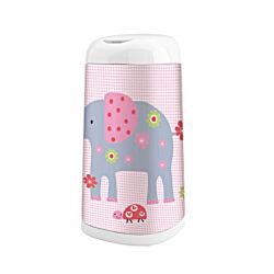 Angelcare Bezug für Dress-Up XL Windeleimer 66 cm Höhe Elephant Family