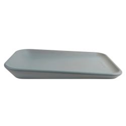 Nattou Wickelauflage Softy 70x48 cm aus weichem Kunsstoff PU Schaum grau