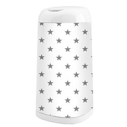 Angelcare Bezug für Dress-Up XL Windeleimer 66 cm Höhe Grey Stars