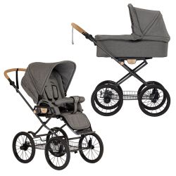 Naturkind Ida - Tulum - 2in1 Klassik-Kinderwagen-Set inkl. Babywanne Ida & Sportsitz 