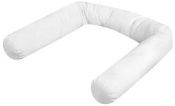 Julius Zöllner Bettumrandung Schlange mit Polyestervlies gefüllt weiss