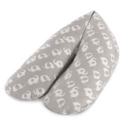 Theraline Das Komfort Stillkissen 180 Hohlfaser inkl. Bezug Elefantenherde