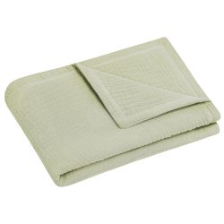 Julius Zöllner Kuscheldecke Musselin lime 70/100