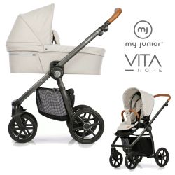 My Junior VITA HOPE 2in1 Kinderwagen-Set - Sandy Beach - XXL-Zubehörpaket