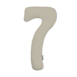 Theraline Bezug für my7 - Das Schlaf- & Stillkissen Lehmgrau Bamboo 